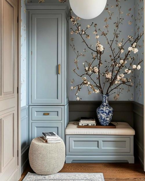 Флористические мотивы в интерьере. 02