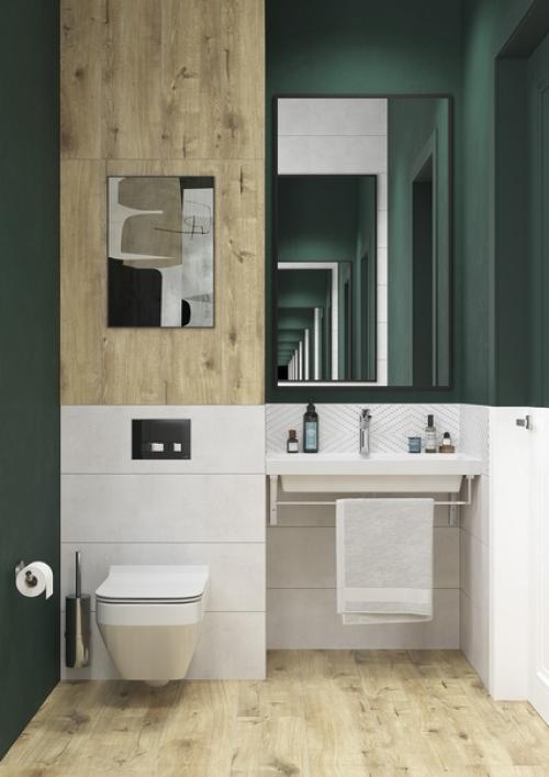 Apeks Geometry, нескучный интерьер для небольшой ванной. 03