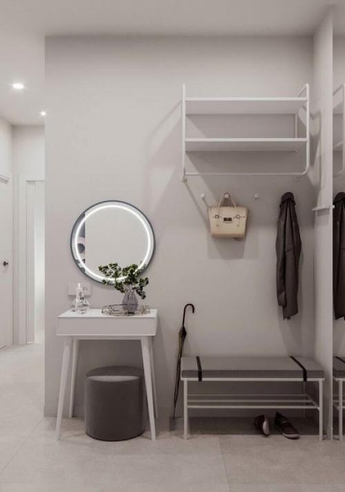 Стильная двушка в спокойных пастельных оттенках. 08