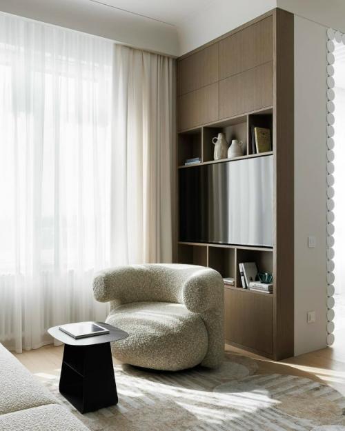 Монохром с характером: квартира для аренды в Петербурге. 05