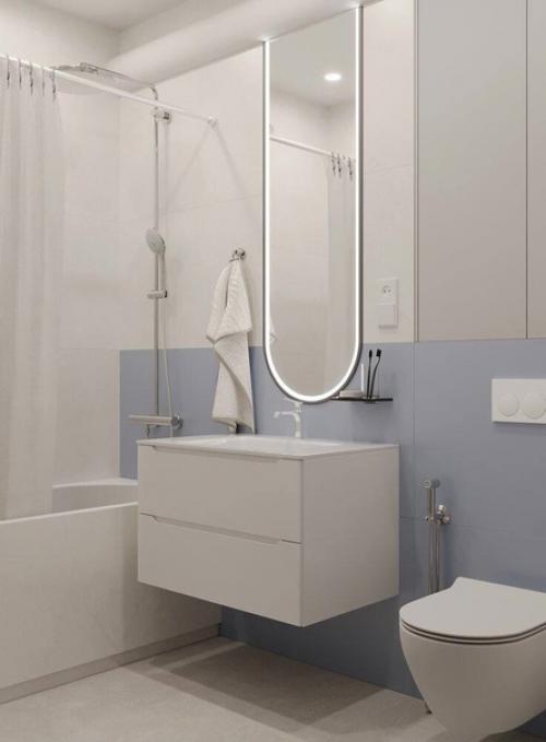 Стильная двушка в спокойных пастельных оттенках. 07