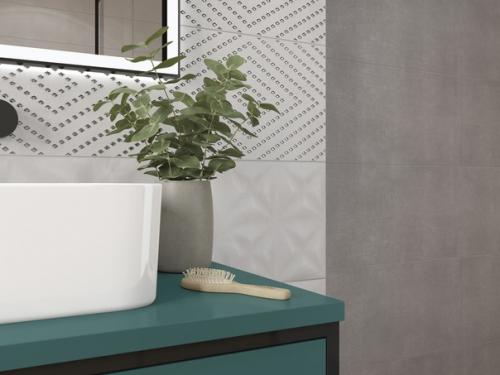 Apeks Geometry, нескучный интерьер для небольшой ванной. 01