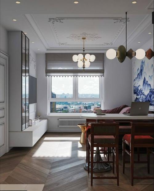 Небольшая квартира с ярким характером. 05