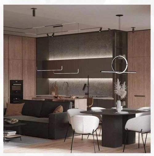 Большая, просторная кухня. 01