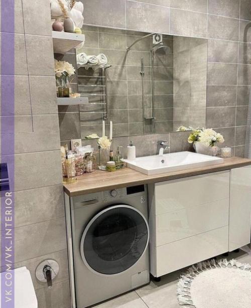 Интерьер и декор ванной комнаты. 03