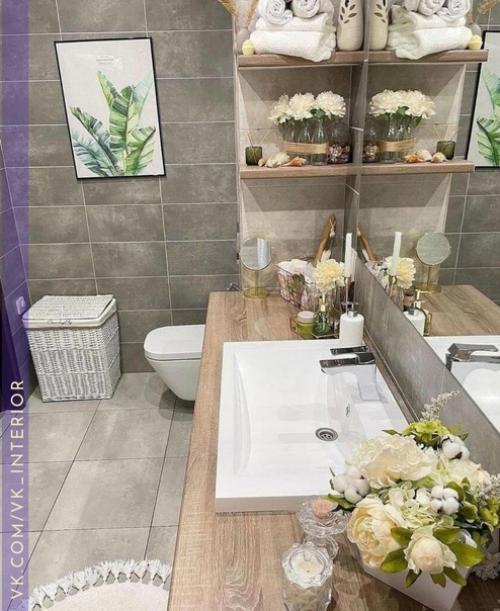 Интерьер и декор ванной комнаты. 04