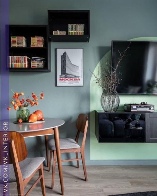 Интерьер и декор кухни - гостиной. 03