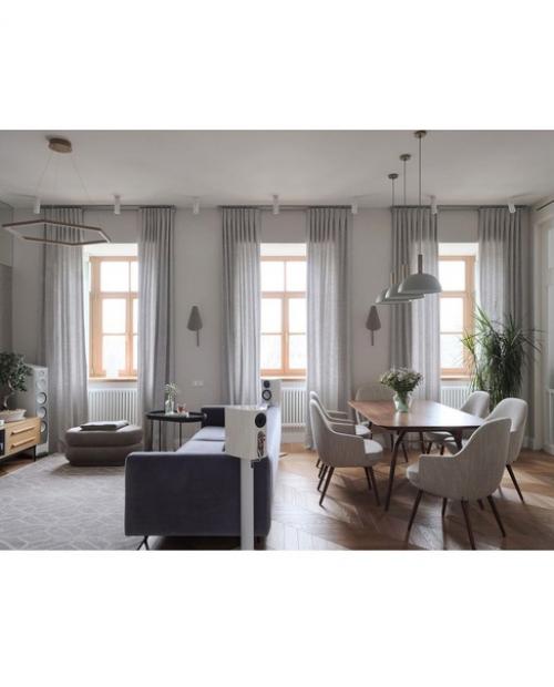 Современный интерьер с элементами классики. 02