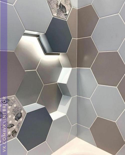 Интерьер и декор ванной комнаты. 07