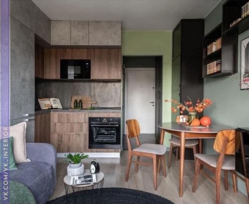 Интерьер и декор кухни - гостиной. 02