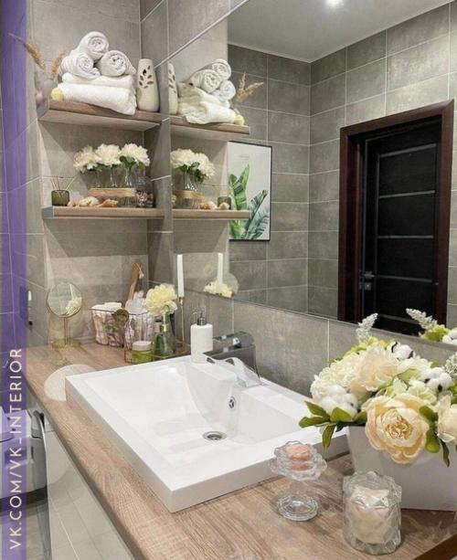 Интерьер и декор ванной комнаты.