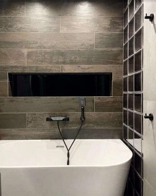 Оригинальный дизайн ванной комнаты. 02