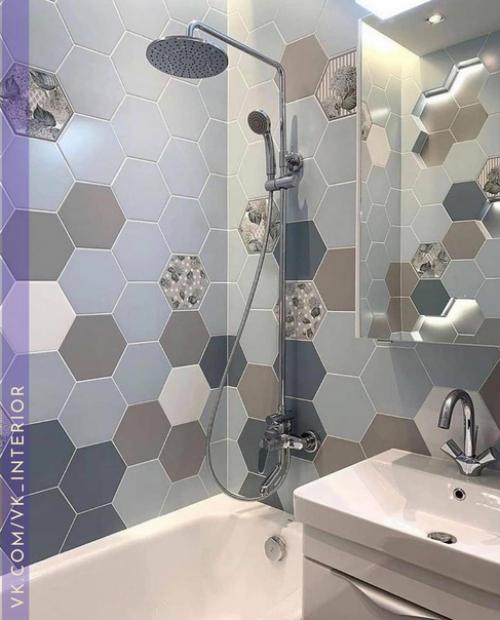Интерьер и декор ванной комнаты. 03