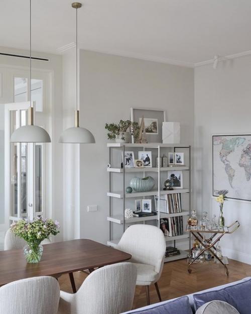 Современный интерьер с элементами классики.