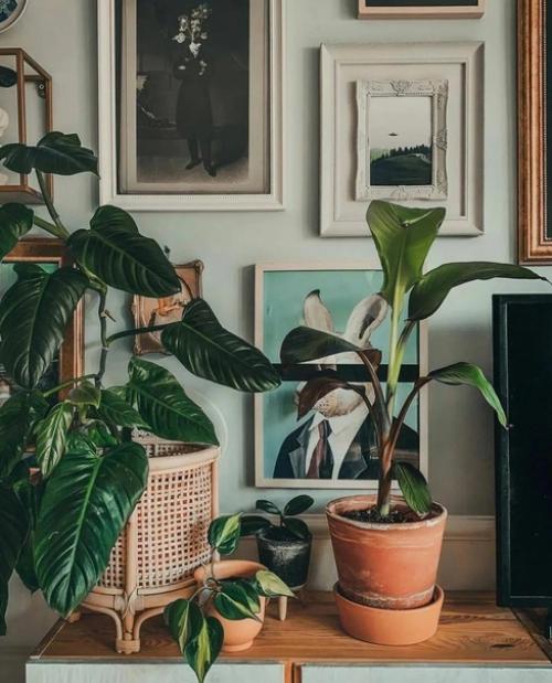 Кухня в темно-зеленом цвете. 04