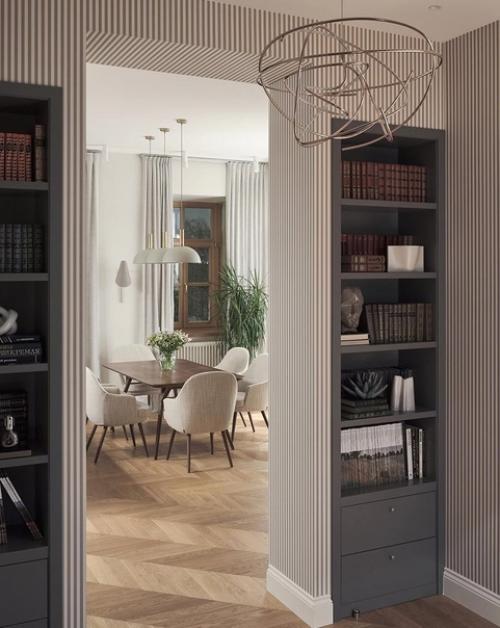 Современный интерьер с элементами классики. 05