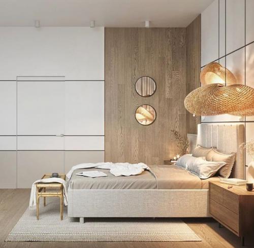 Чтоб сделать спальную комнату уютной.