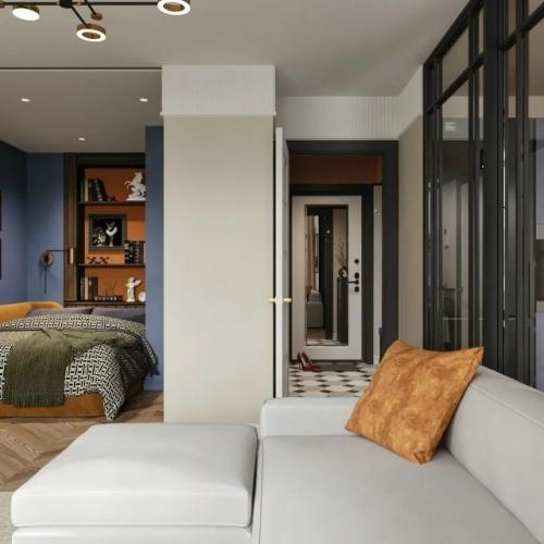 Маленькая квартира для молодой девушки. 08