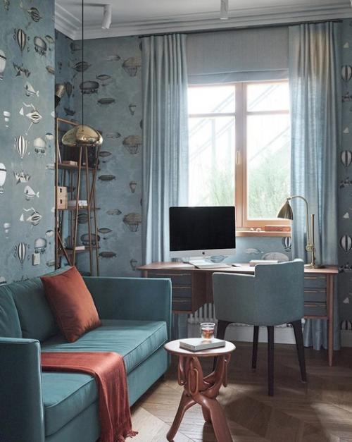 Современный интерьер с элементами классики. 07