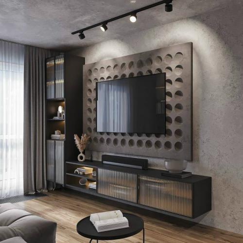 Современный интерьер с продуманной геометрией и уютной атмосферой. 04