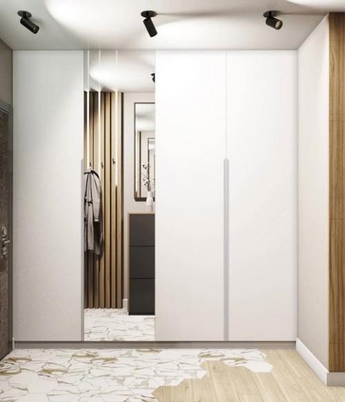 Интересный вариант для оформления двухкомнатной квартиры. 07