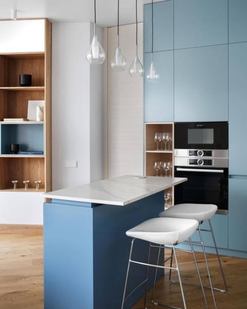 Интeрьер в оттeнках моpского пeйзажа!