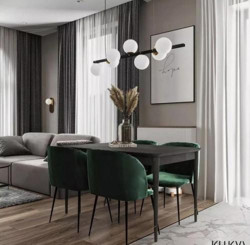 Современный интерьер с гармоничной цветовой гаммой. 04