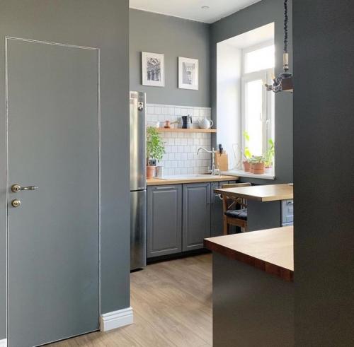 Необычная планировка для кухни. 04