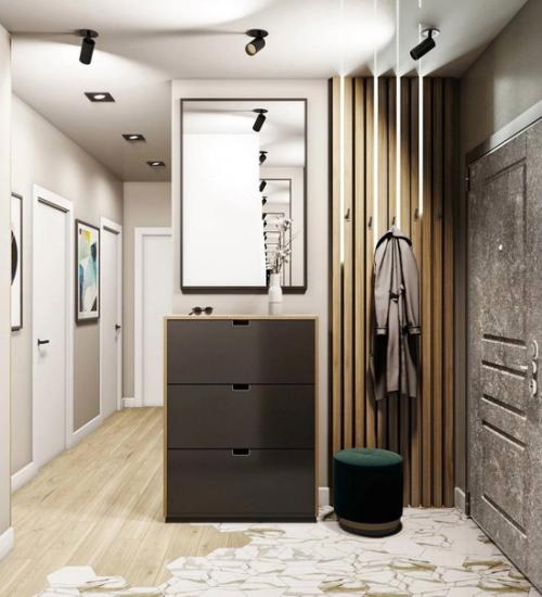 Интересный вариант для оформления двухкомнатной квартиры. 06