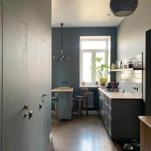 Необычная планировка для кухни. 01