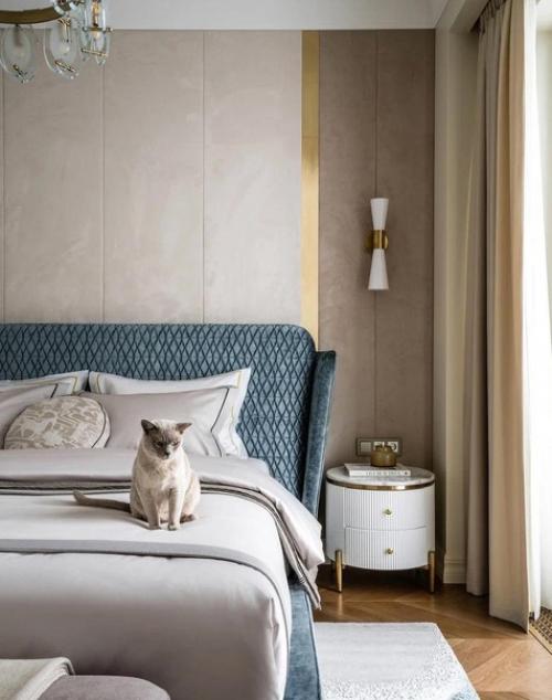 Один из лучших примеров для оформления спальной комнаты.