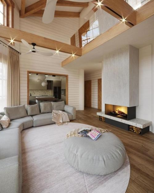 Большая, просторная комната. 01