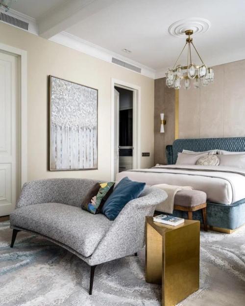 Один из лучших примеров для оформления спальной комнаты. 02