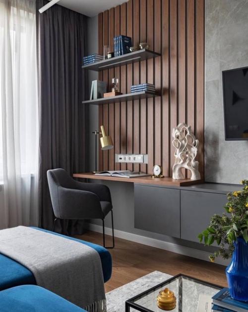 Интересная идея для оформления двухкомнатной квартиры. 03