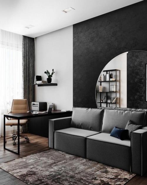 Вот такой кабинет можно в своей квартире организовать. 03