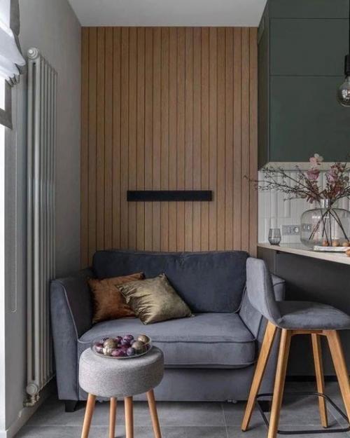 Проект кухни в пастельных тонах. 03