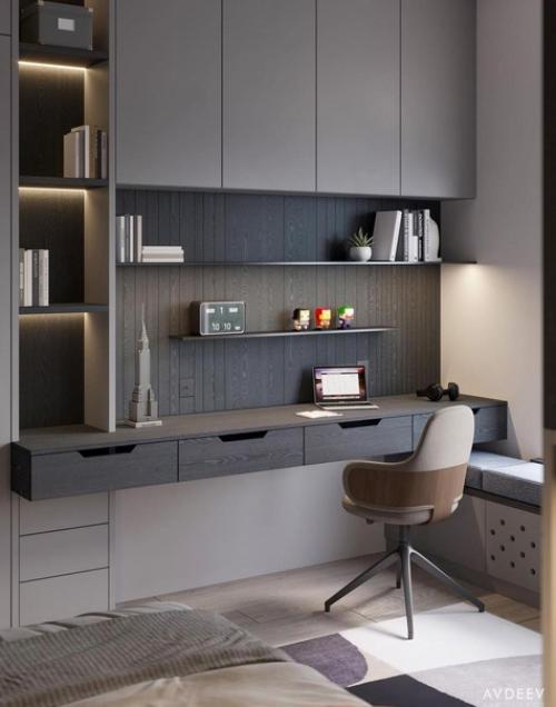 Вот такой проект интерьера разработали. 02