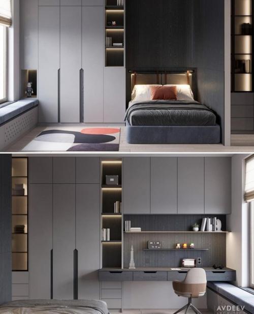 Вот такой проект интерьера разработали. 01