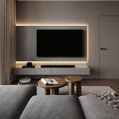 Энергия и уют в интерьере кухни - гостиной. 08