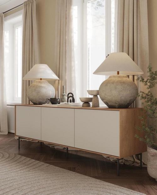 Оформление гостиной в стиле неоклассика.