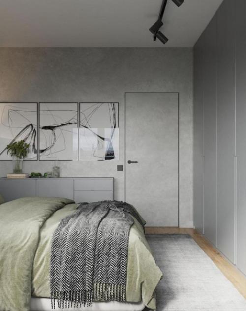 Идея для оформления спальной комнаты. 02