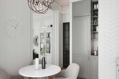 Смелая эклектика в двухкомнатной квартире. 02