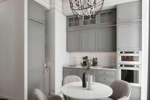 Смелая эклектика в двухкомнатной квартире. 01