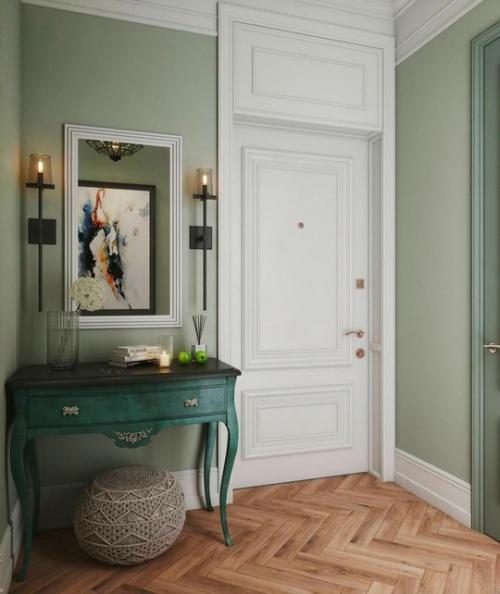 Смелая эклектика в двухкомнатной квартире. 09