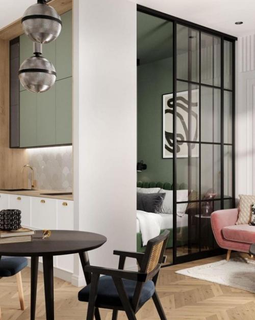 Квартира с очень высокими потолками. 05