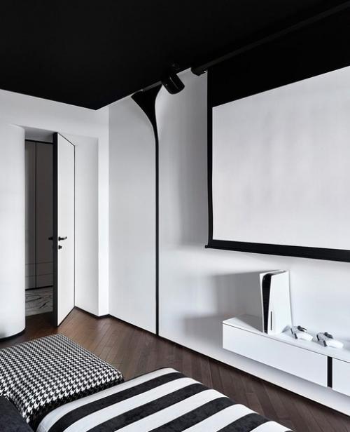 Неординарный интерьер для троих человек. 08