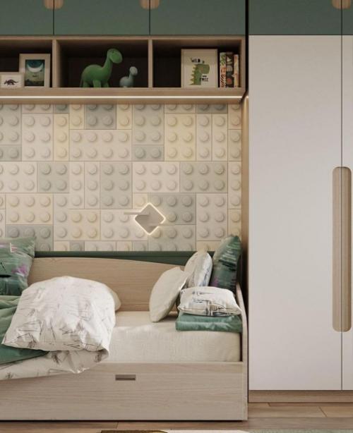 Детская комната. В сочных, натуральных цветах. 05