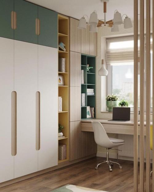 Детская комната. В сочных, натуральных цветах. 01