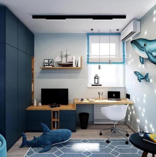 Сказочное оформление детской комнаты. 01