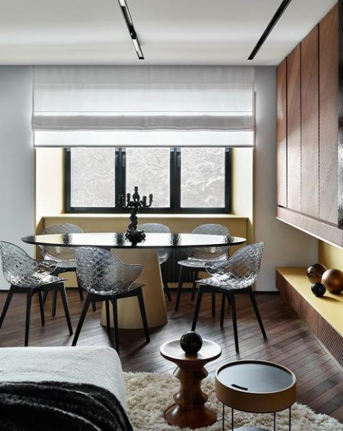 Неординарный интерьер для троих человек. 05